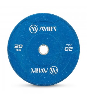 Δίσκος Βαρών Color Bumper Plate Slim 50mm 20kg Amila 84849