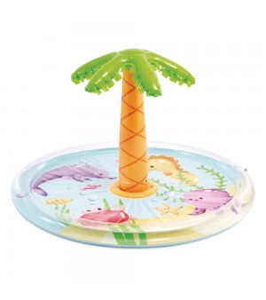 Φουσκωτή Παιδική Πισίνα Intex Palm Tree Spray Pool 56433