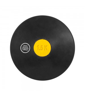 Δίσκος Ρίψης από Μαύρο Λάστιχο 1.5kg Vinex 97710