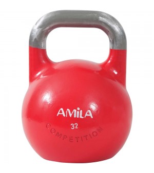 Kettlebell Aγωνιστικό 32kg Κόκκινο Amila 84587
