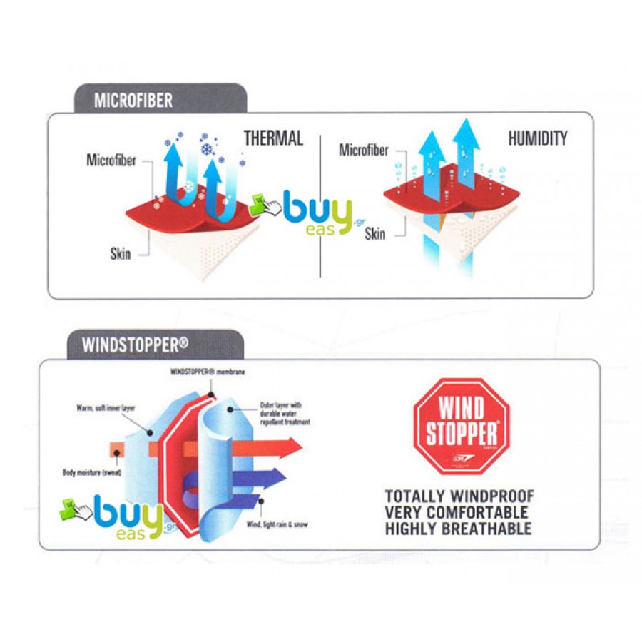 Μαντήλι Λαιμού Pointed / Gray Hoodie