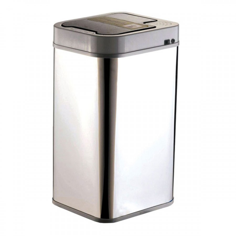 Ηλεκτρικός Ανοξείδωτος κάδος Απορριμάτων 44L UniGreen