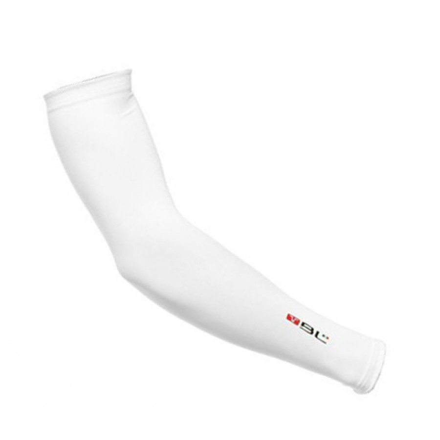 μανικια ποδηλασιας, arm warmers, Arm warmers Spring White Bicycle Line
