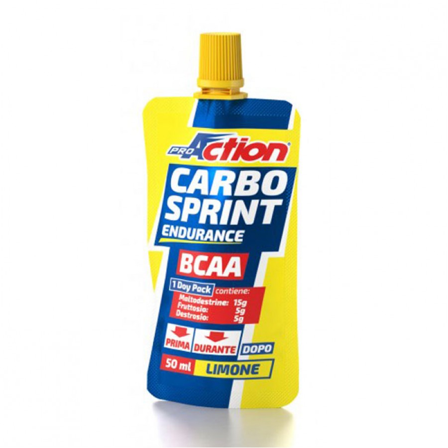 Ενεργειακό Τζελ ProAction Carbo Sprint BCAA Λεμόνι