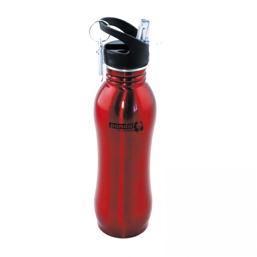 ydrodoxeio alouminiou 650 ml kokkino me kalamaki kai karampiner panda-otdoor 24365