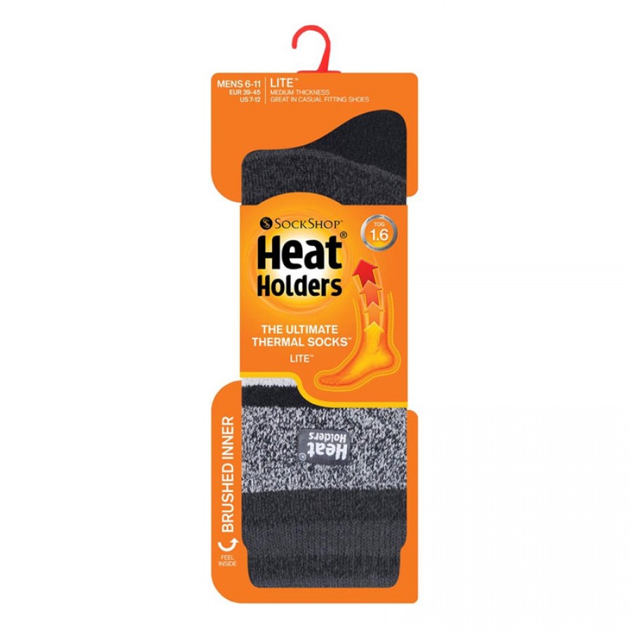 Κάλτσες Ανδρικές Jacquard LITE™ Socks Ριγέ Heat Holders® 80015