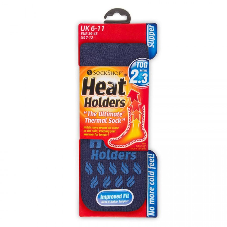 Κάλτσες Ανδρικές Slipper Socks Deep Blue Heat Holders® 80012
