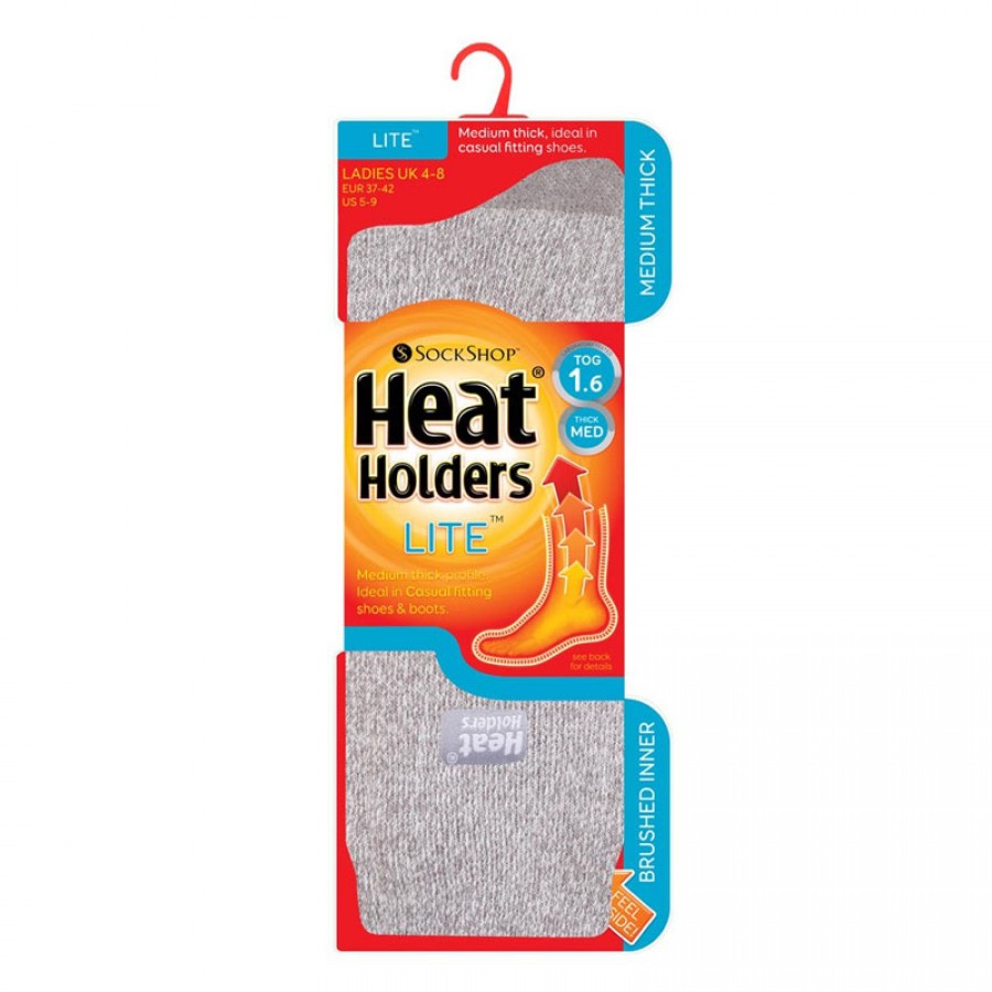 Κάλτσες Γυναικείες LITE™ Socks Γκρι Heat Holders® 80022