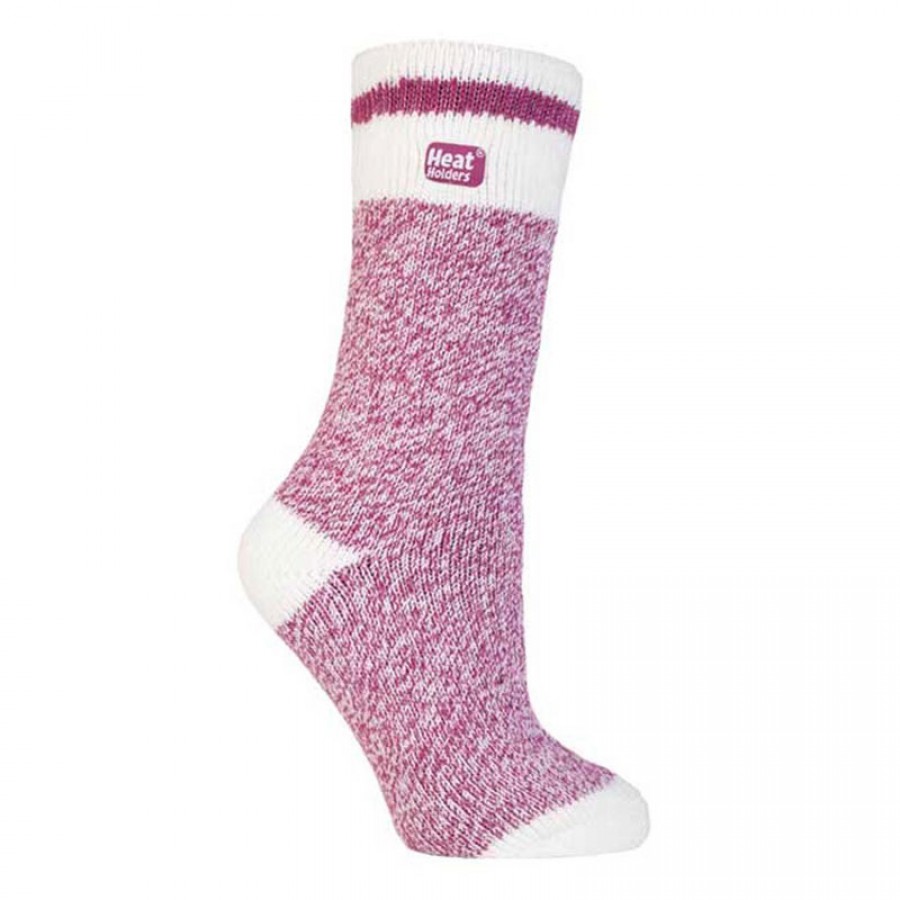 kaltses-gynaikeies-thermikes-cream block twist socks fouxia heat holders 80017