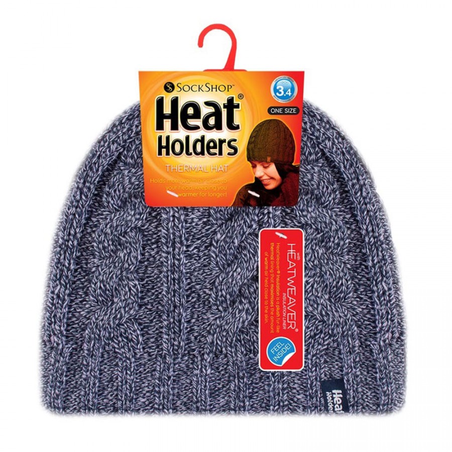 Γυναικείος Σκούφος Heat Weaver Hat Navy Heat Holders® 80113