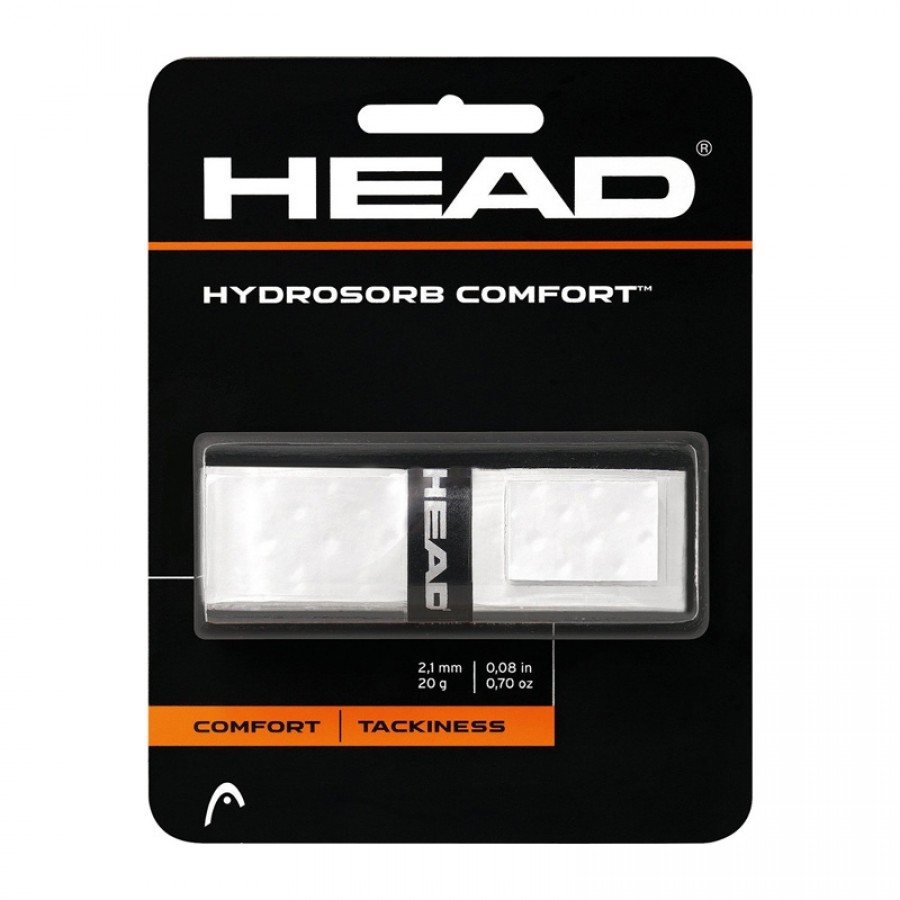 grip raketas tennis head hydrosorb comfort white 285313