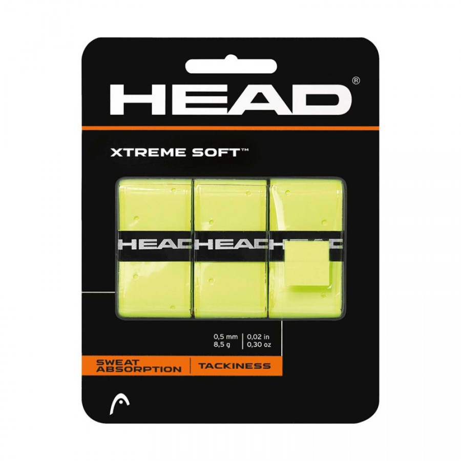 overgrip-raketas-tennis-head Χtreme Soft yellow 285104