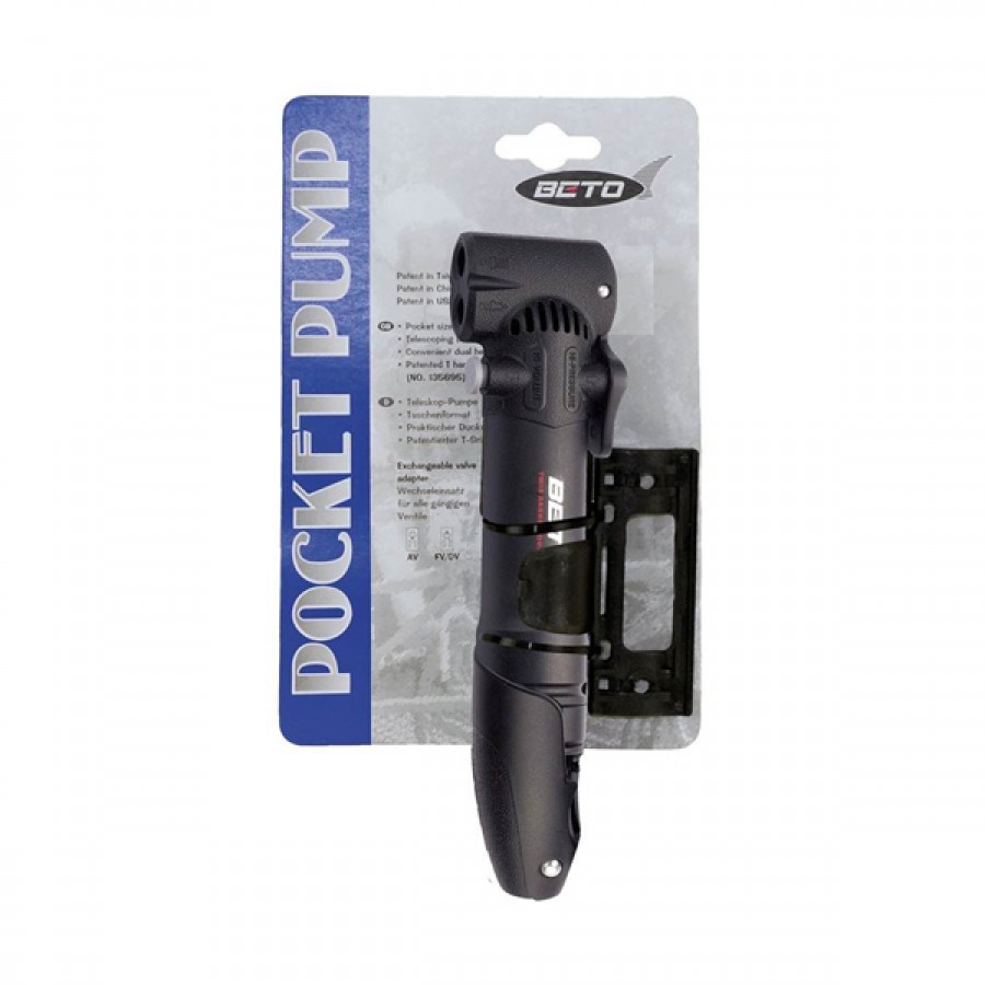 Τρόμπα Beto Mini Διπλή Βαλβίδα με Κλείστρο και Κουμπί HI/LOW 470306