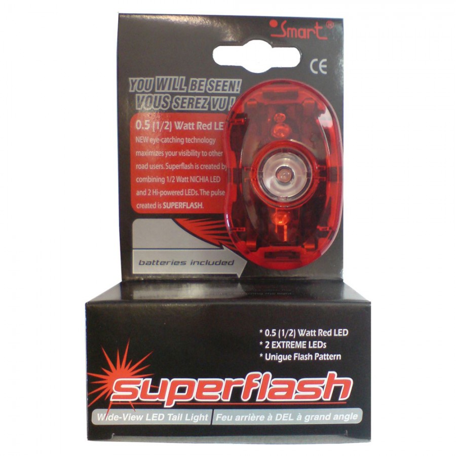 Οπίσθιο Φανάρι Smart Super Flash Οριζόντιο 0.5W 220533