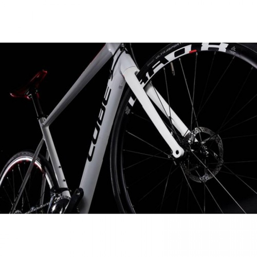 Ποδήλατο Cube Attain Pro Disc 28 White n Red 2019