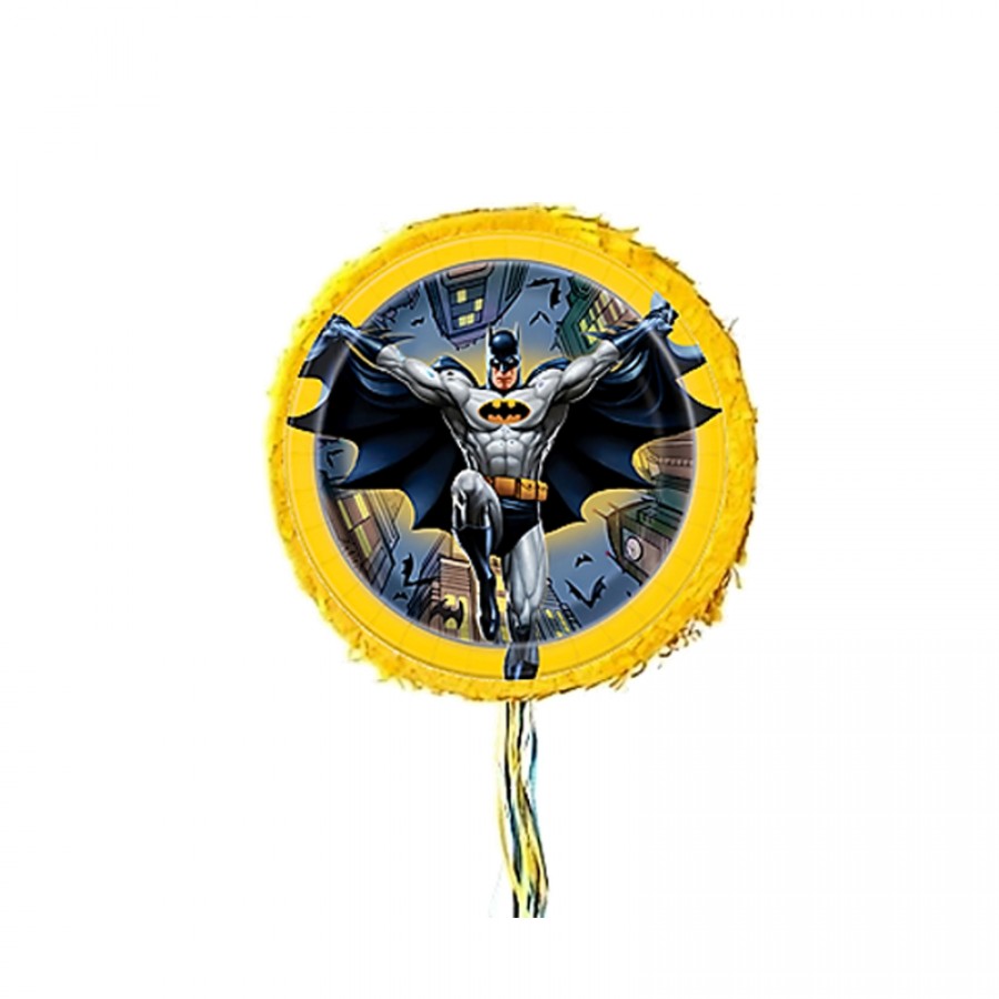 Χειροποίητη Πινιάτα Batman Στρογγυλή