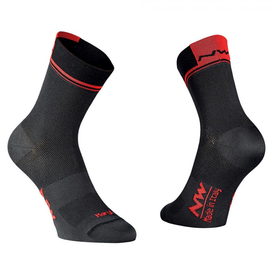 kaltses-podilasias-northwave-Logo 2 High SS18 black red 031927