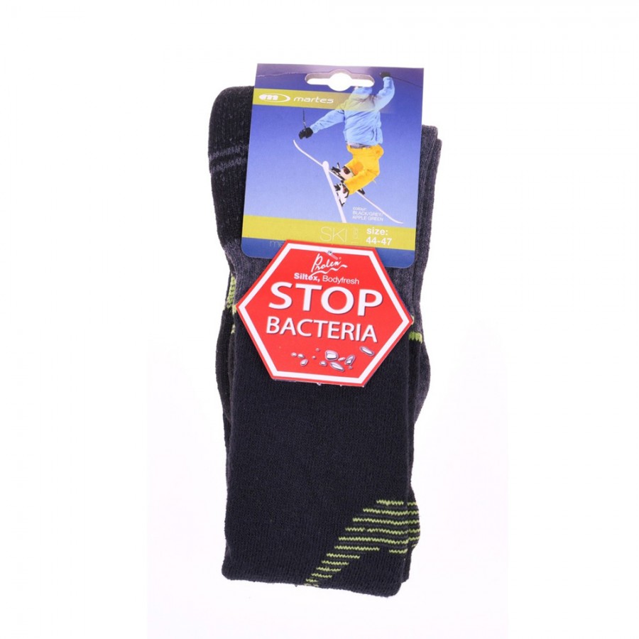 Κάλτσες Martes Ski Black Grey Lime