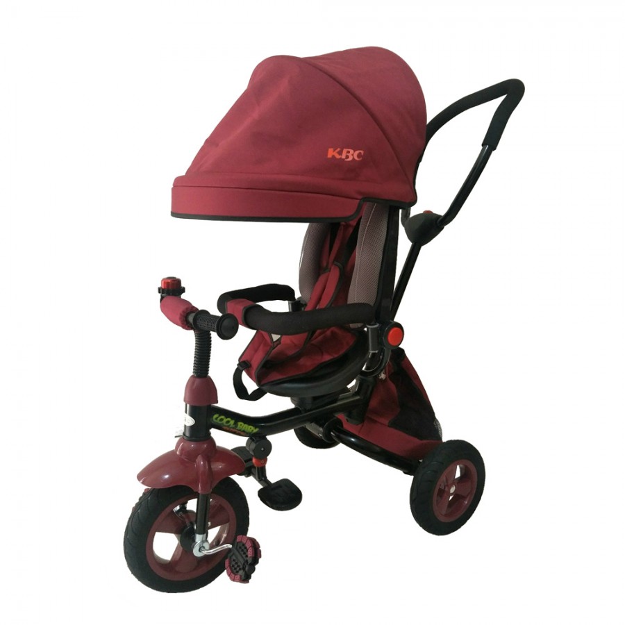 Παιδικό Τρίκυκλο Ποδήλατο Τρίκυκλο Αναδιπλούμενο με Περιστρεφόμενο Κάθισμα 9903 Κόκκινο