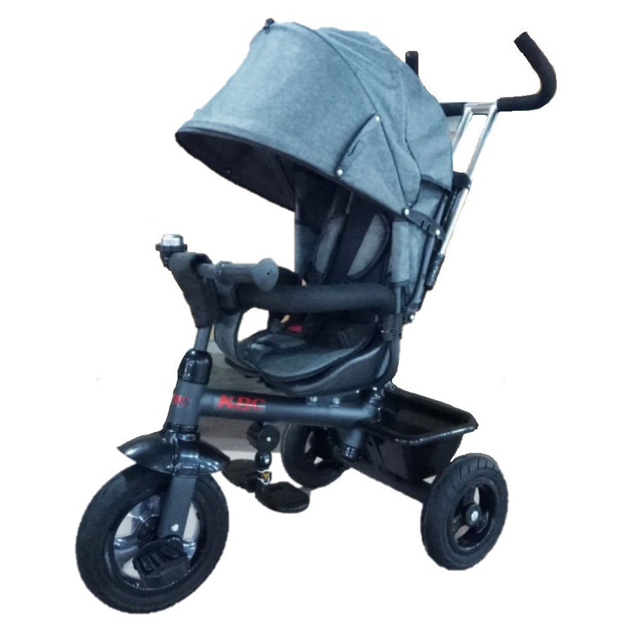 Παιδικό Τρίκυκλο Ποδήλατο με Περιστρεφόμενο Κάθισμα 9937 Γκρι