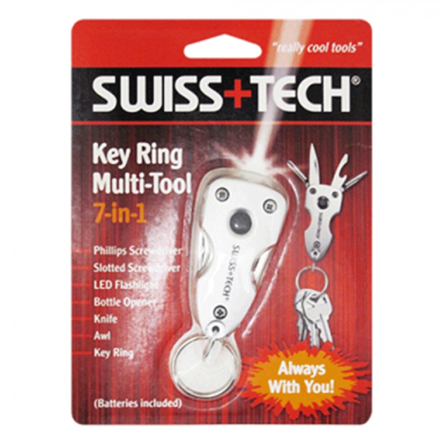 Μπρελόκ Πολυεργαλείο Swiss Tech Key Ring Multi Tool 7-in-1 21016