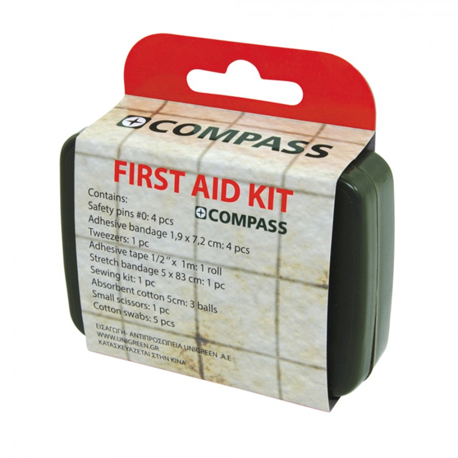 Σετ Ά Βοηθειών Compass Σε Πλαστική Θήκη 21401