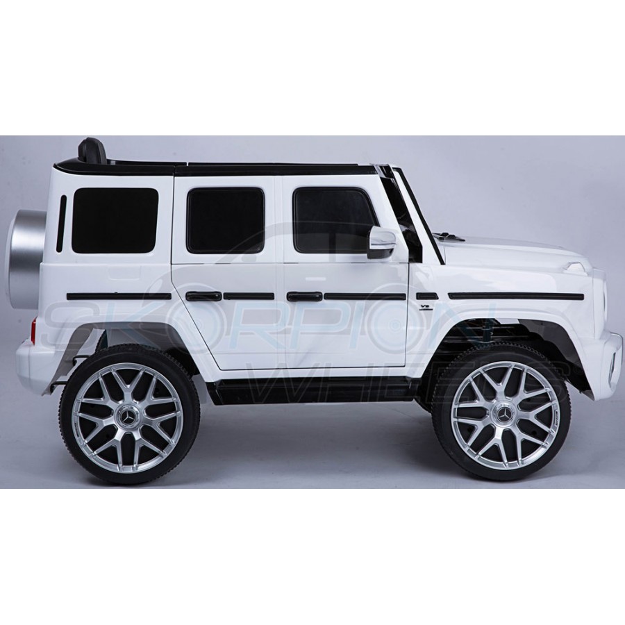 Ηλεκτροκίνητο Mercedes Benz AMG G63 12V Scorpion Wheels Λευκό 5247036