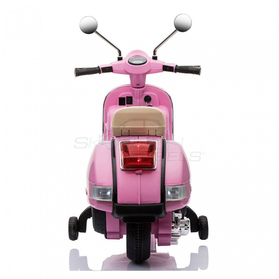 Παιδική Μηχανή Scorpion Wheels Vespa Piaggio 12V Original Ροζ 5245050