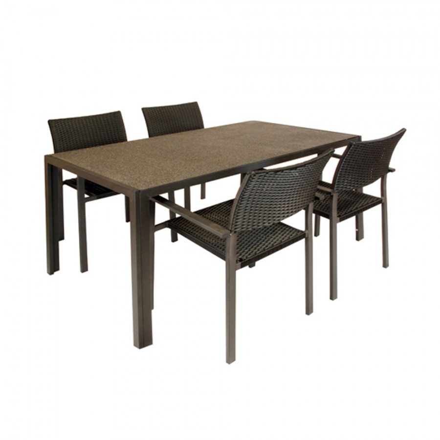 Καρέκλα Αλουμινίου Polyrattan Unigreen 19632