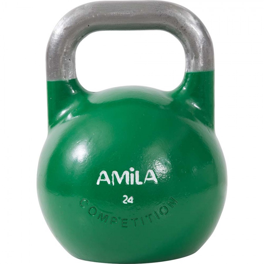 Kettlebell Aγωνιστικό 24kg Πράσινο Amila 84585
