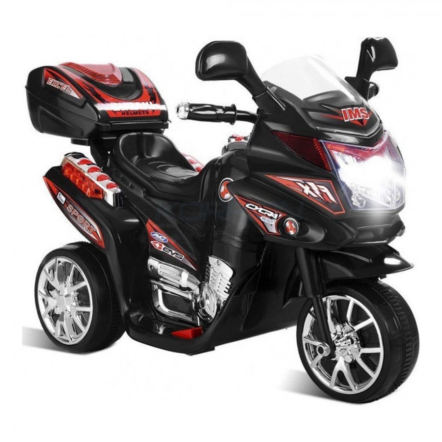 Ηλεκτροκίνητη Παιδική Μηχανή Scorpion Wheels Μαύρη