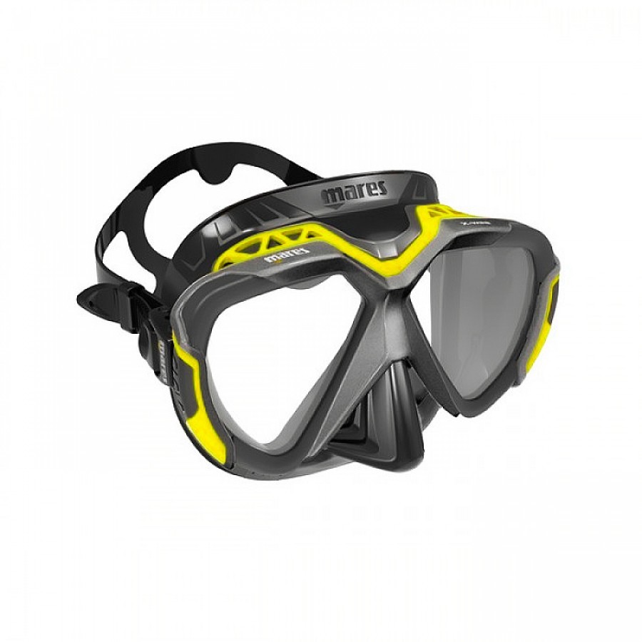 Μάσκα κατάδυσης Mares X-Wire Μαύρο κιτρινο