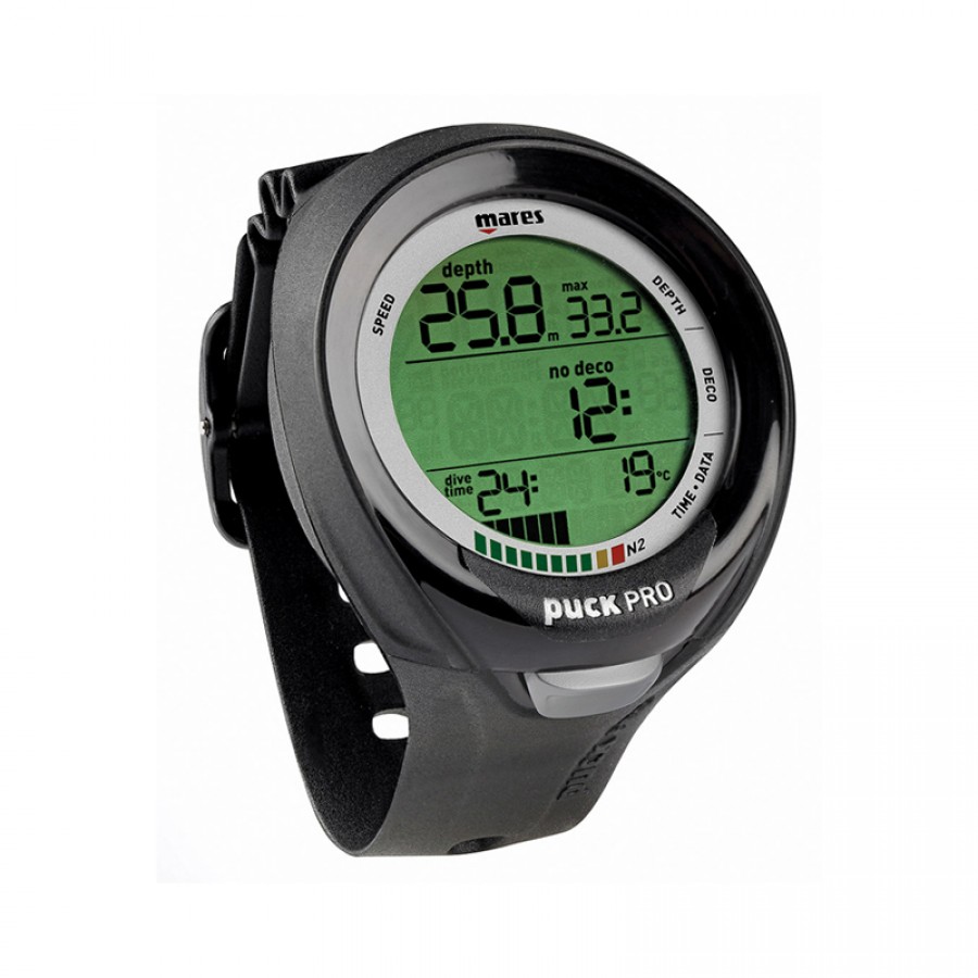 Υπολογιστής Κατάδυσης Mares Puck Pro Plus Black 1107348