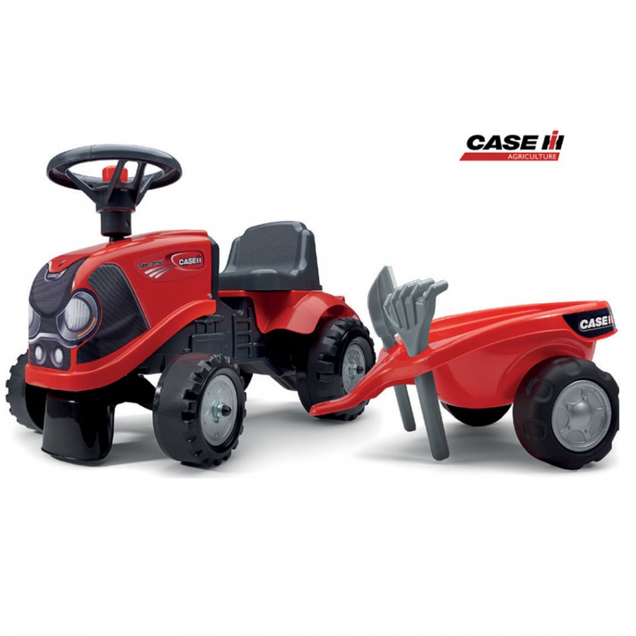 Παιδικό Τρακτέρ Περπατούρα Falk Case Με Καρότσα 1-3 Ετών 238C