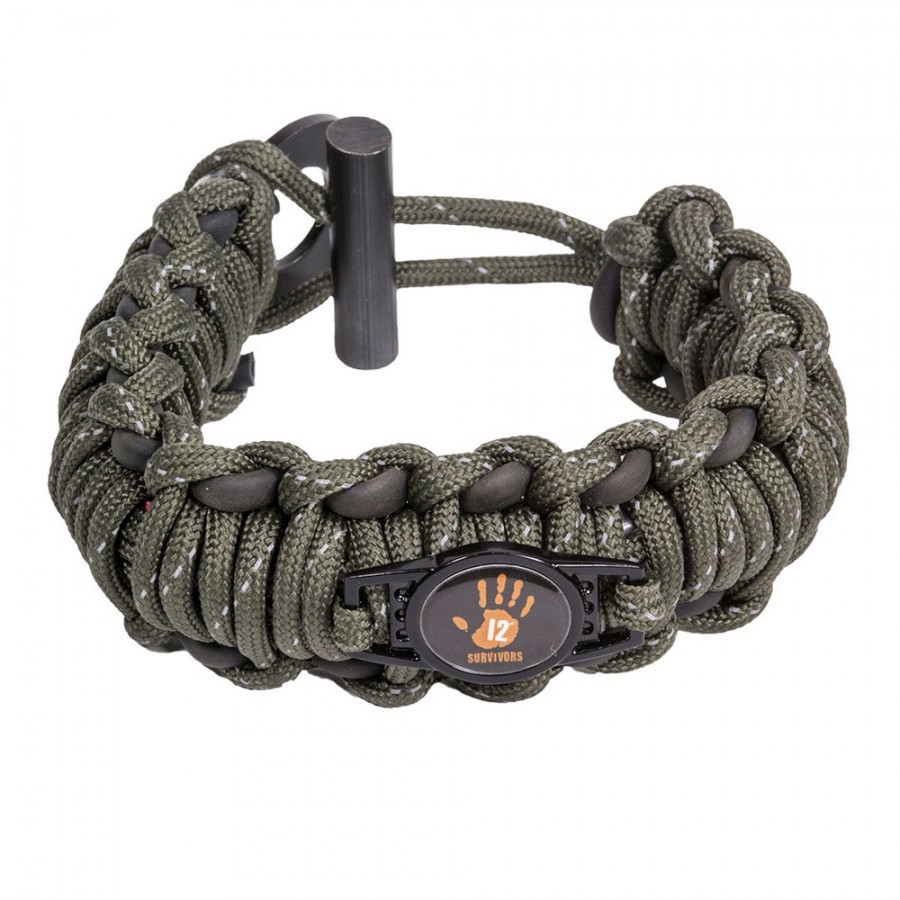 Βραχιόλι Επιβίωσης 12 Survivors 28m Paracord Survival Band 21111