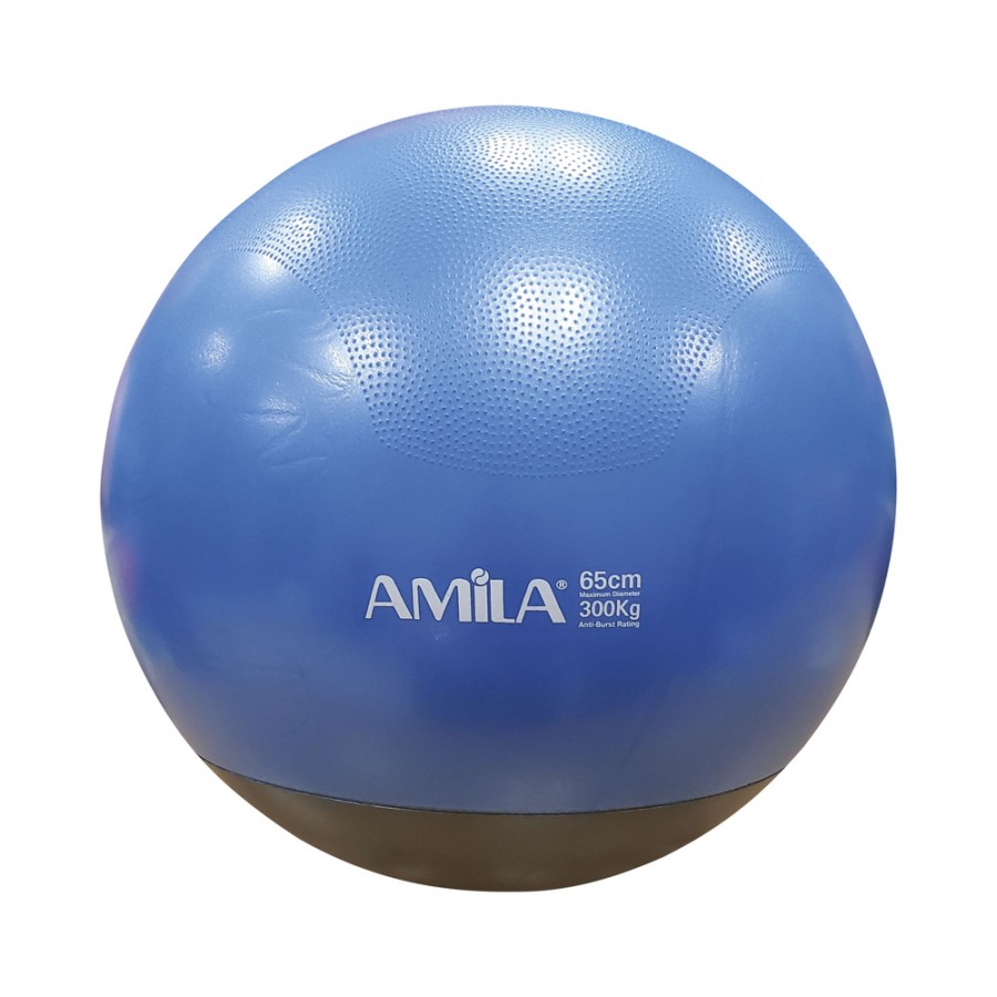 Μπάλα γυμναστικής Φ65cm δίχρωμη Amila 48445