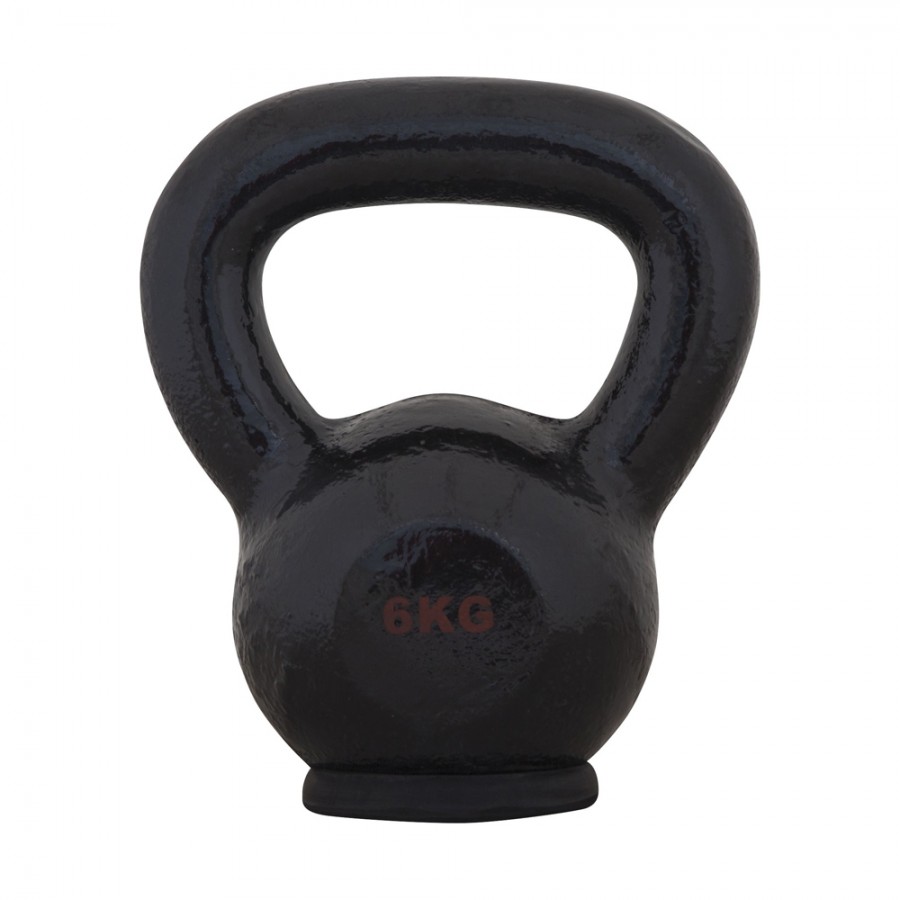Kettlebell Εμαγιέ με λαστιχένια βάση 6kg Amila 44521