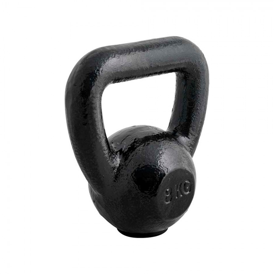 Kettlebell Εμαγιέ με λαστιχένια βάση 12kg Amila 44502