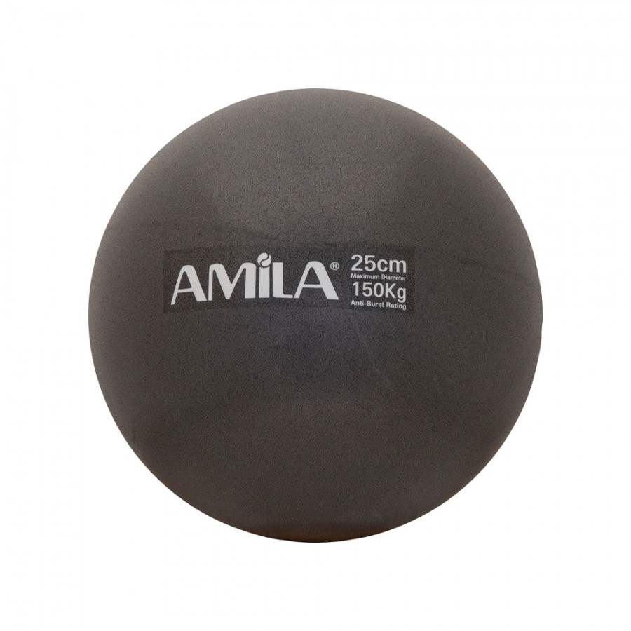 Μπάλα Pilates 25cm Μαύρη Amila 95816