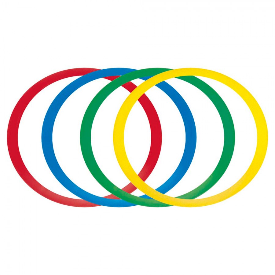 Επίπεδα δαχτυλίδια ελέγχου και ισορροπίας 10 τμχ. Κίτρινο