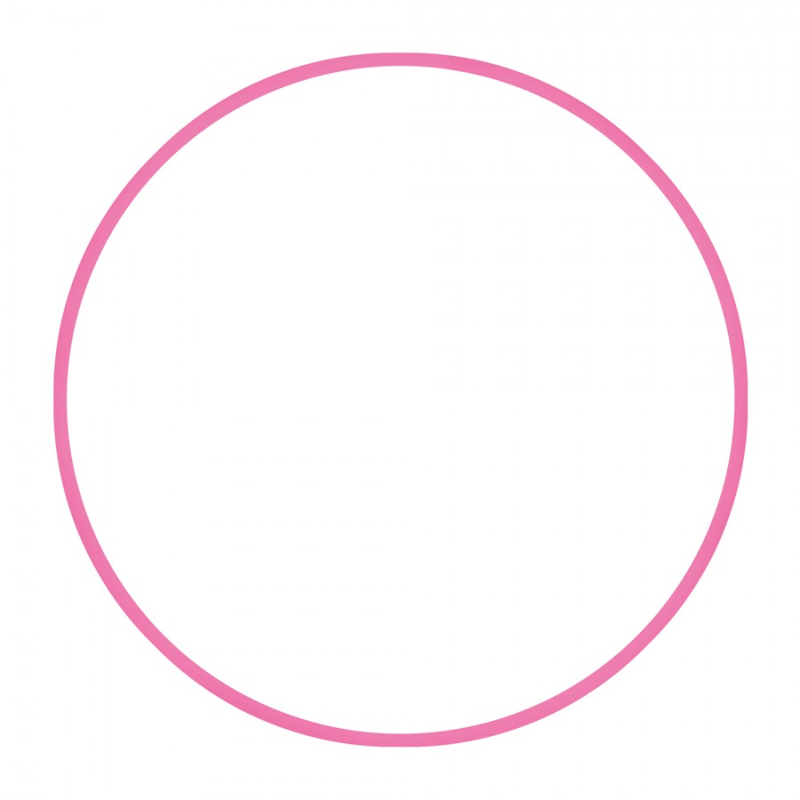 Στεφάνι Ρυθμικής 60cm Φ18mm 155gr Ροζ Amila 48167