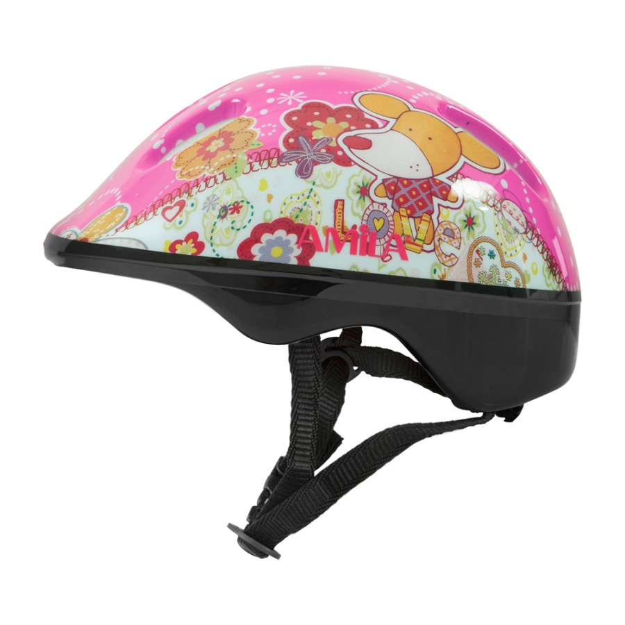 Κράνος Ποδηλασίας Amila Ροζ PVC Large 48993