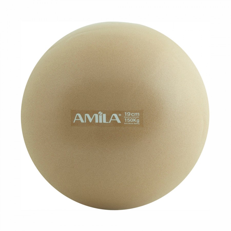 Μπάλα Pilates 19cm Χρυσή Amila 95804