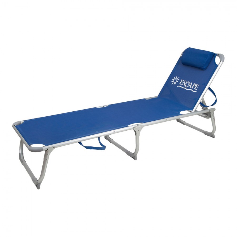 Ξαπλώστρα Παραλίας Τρίσπαστη Μπλε Escape 15565