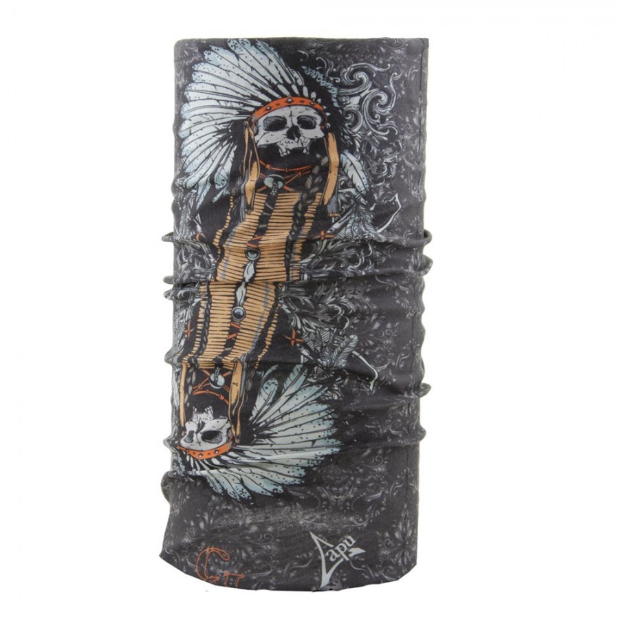 Μαντήλι Λαιμού Apu Indian Skull 80517