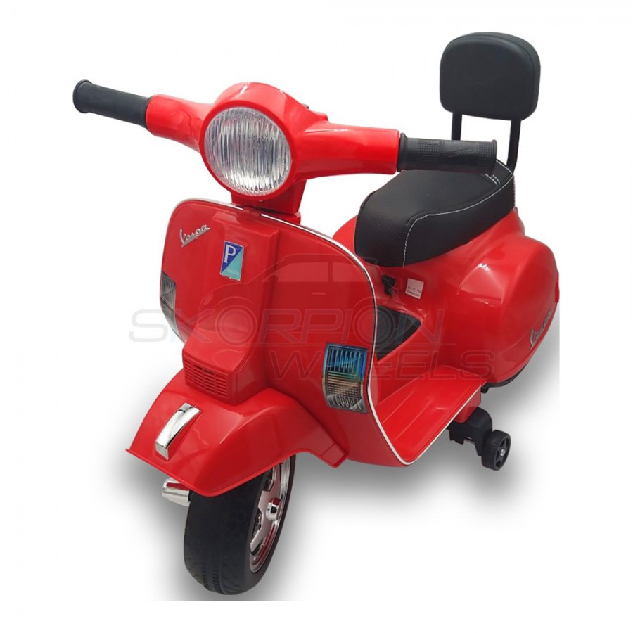 Παιδική Μηχανή Skorpion 6V Vespa Piaggio Original Κόκκινη 5245008