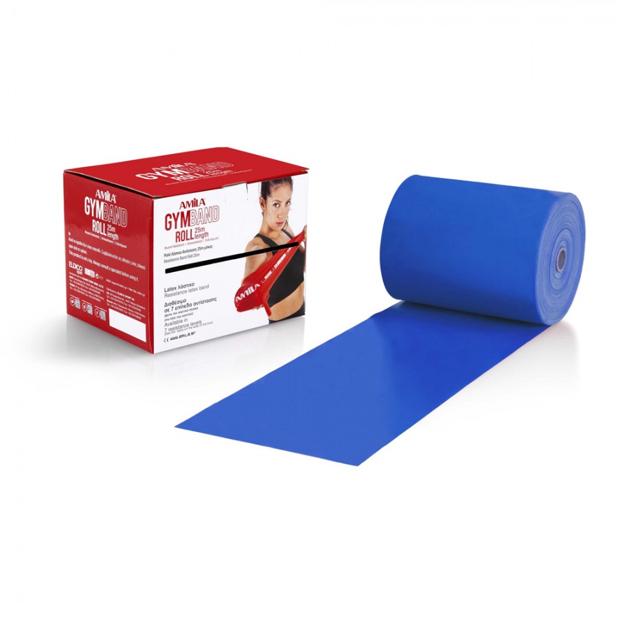 λάστιχο αντίστασης Gym Band Ρολό Σκληρό Amila 48147