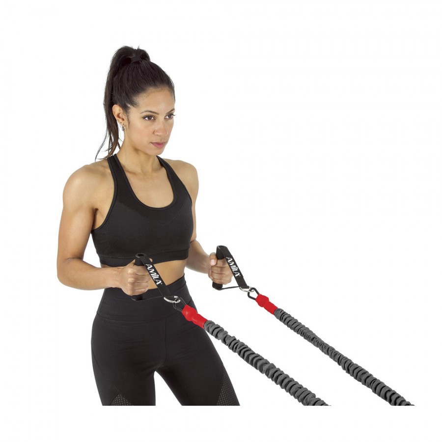 Λάστιχο Γυμναστικής Gym Tube με Clip και Μανίκι light Amila