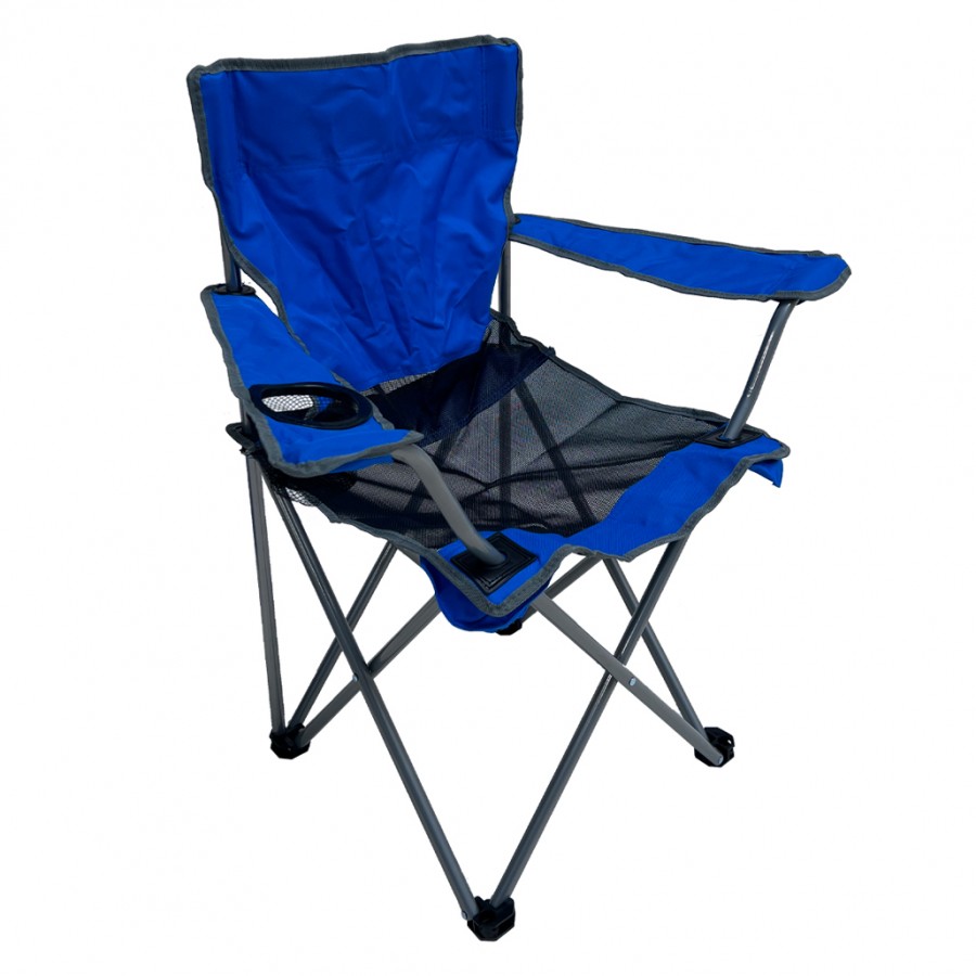 Καρέκλα Camping Μεταλλική Textilene Summer Club Action II Μπλε 19325 