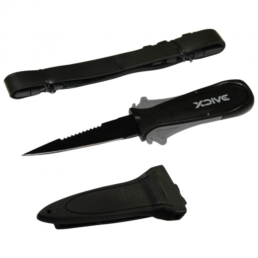 Μαχαίρι Κατάδυσης Ribbon 9 Black Teflon XDive 65110